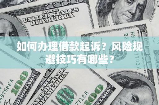 北京如何办理借款起诉？风险规避技巧有哪些？